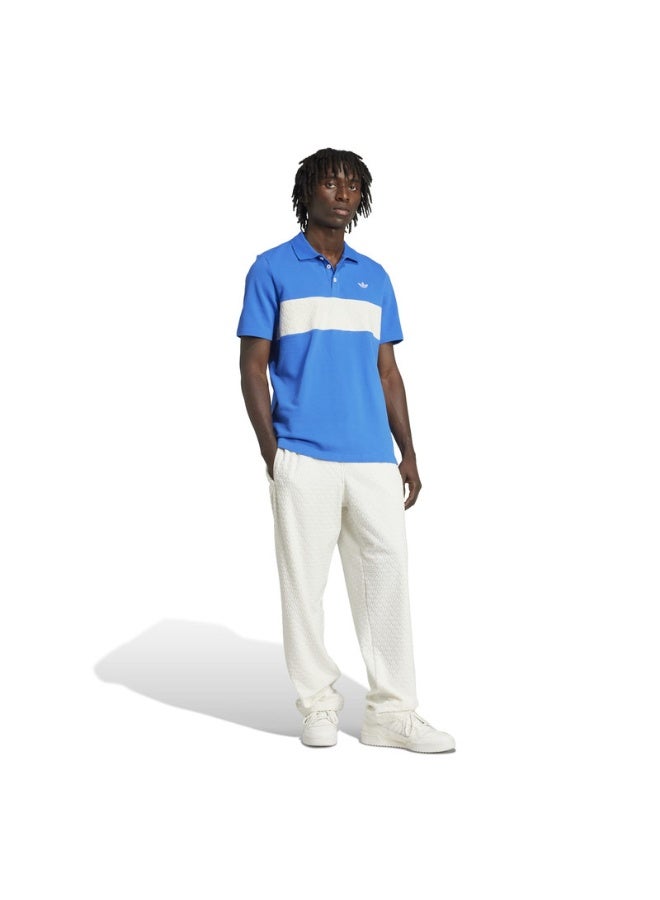 Q2 MONOGRAM SHI Blue Originals Men POLO SHIRTS