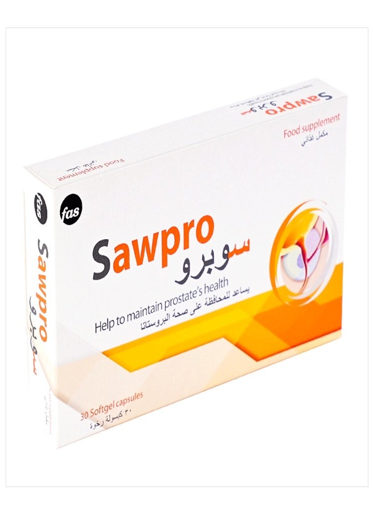 fas Sawpro Prostate Support 30 Capsules  - Image 1