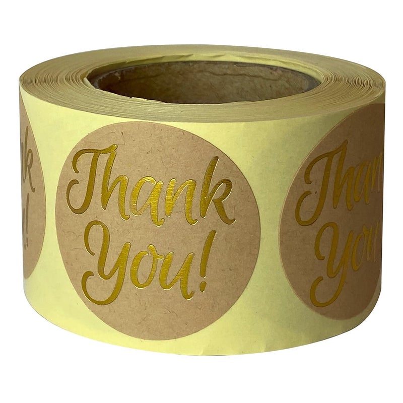 Great Papers! Thank You Stickers, Self-Adhesive, for Small Businesses, Gifts, and Weddings, 250 Pack (2017012) - Image 3
