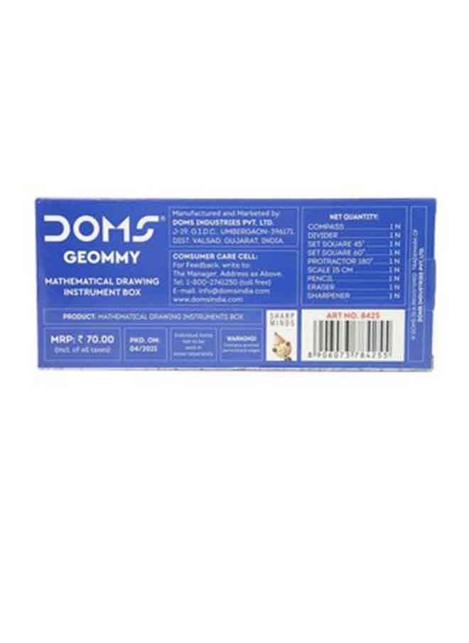 DOMS - Doms Geommy Mathematical Drawing Instrument Box, Geometry box for school & offices - Image 1