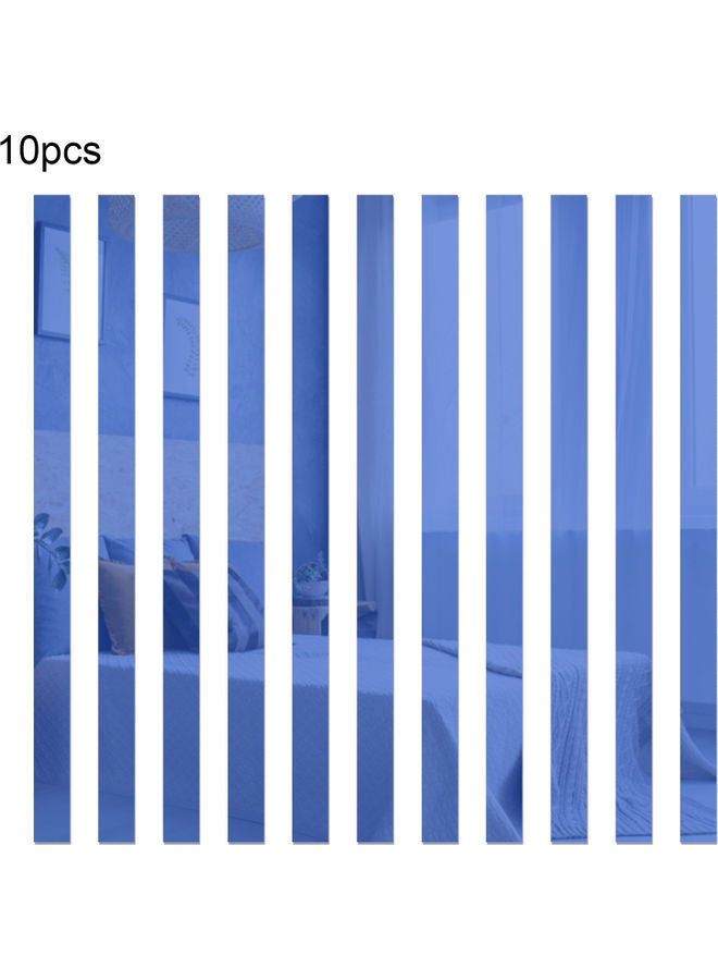 نيبمينينت ملصق جداري عاكس قابل للإزالة مكون من 10 قطع أزرق