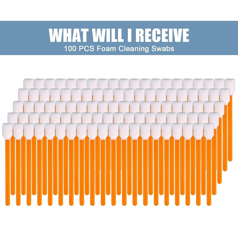 CARGEN Foam Cleaning Swabs - 100 PCS Foam Swabs Foam Applicator Swab for Printers Optical lenses Crafts Sketching and Car Detailing Supplies - Image 5