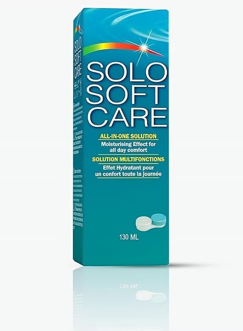 solo soft care contact lens solution