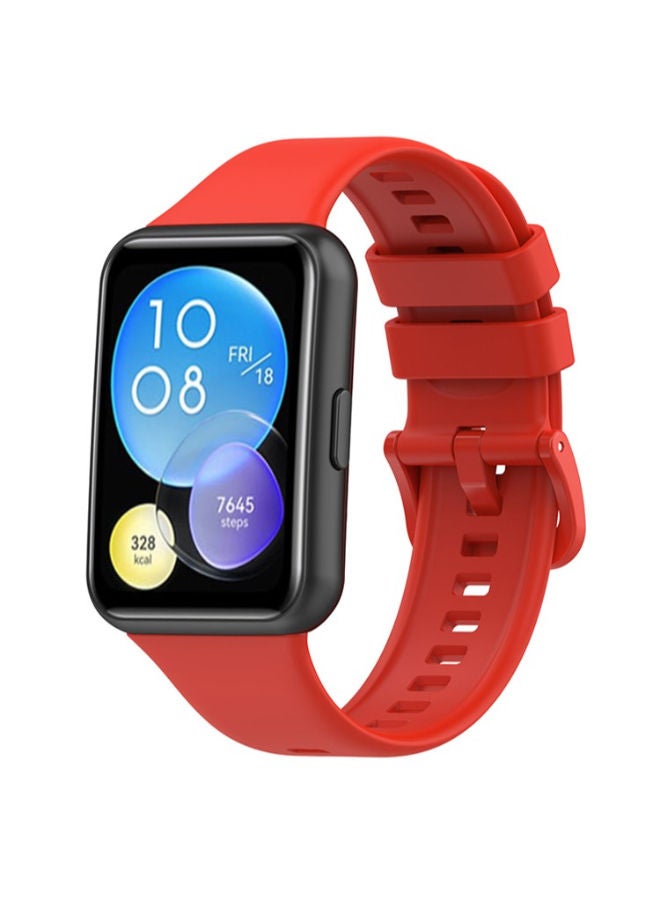 SHOPI Wrist Strap for Huawei Fit-2 Watch, Adjustable Loop Belt, Accessories, Silicone Wristband for Huawei  - Image 4
