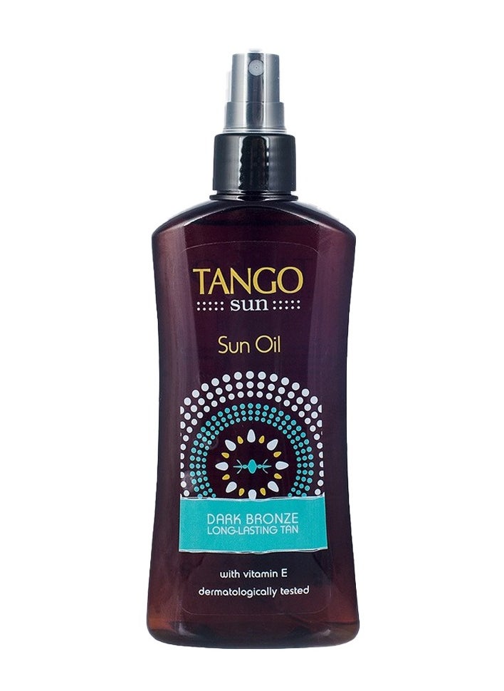 Tango Face And Body Sun Oil Dark Bronze 200ml 