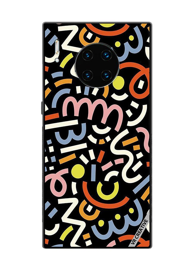 VR CREATIVE Protective Case Cover For Huawei Mate 30 Pro Vector Design Multicolour - Image 1