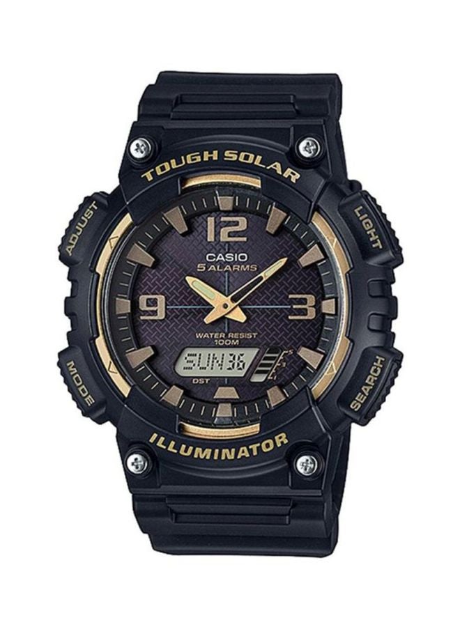 CASIO Men Resin Analog & Digital Wrist Watch AQ-S810W-1A3 - 47 mm - Black - Image 1