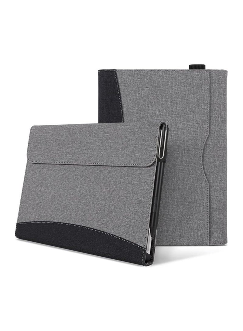 Case Compatible with Microsoft Surface Pro 11 (2024) 13-inch Tablet Sleeve Pouch Cover for Surface Pro 11 Stand PU Leather Case - Image 1