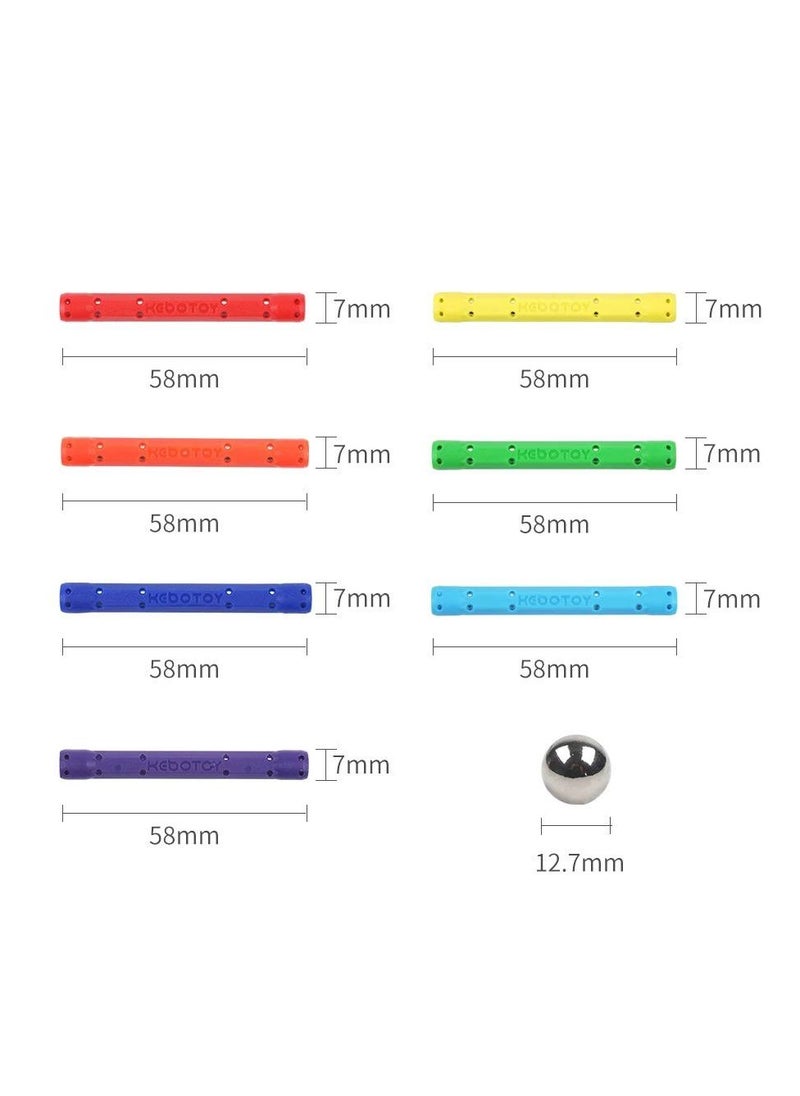 Magnetic stick puzzle 91 pieces  - Image 5