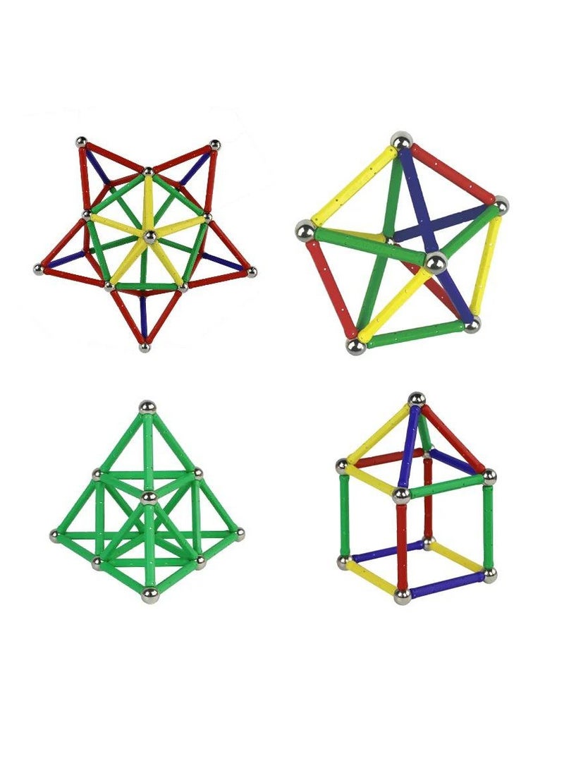 Magnetic stick puzzle 91 pieces
