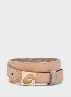 GUESS Logo Detailed None Allocated Hole  Belt  - Image 3