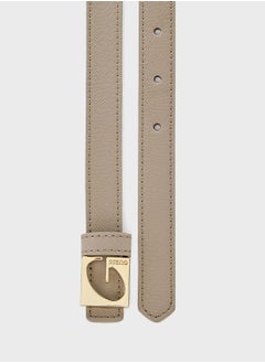 GUESS Logo Detailed None Allocated Hole  Belt  - Image 4