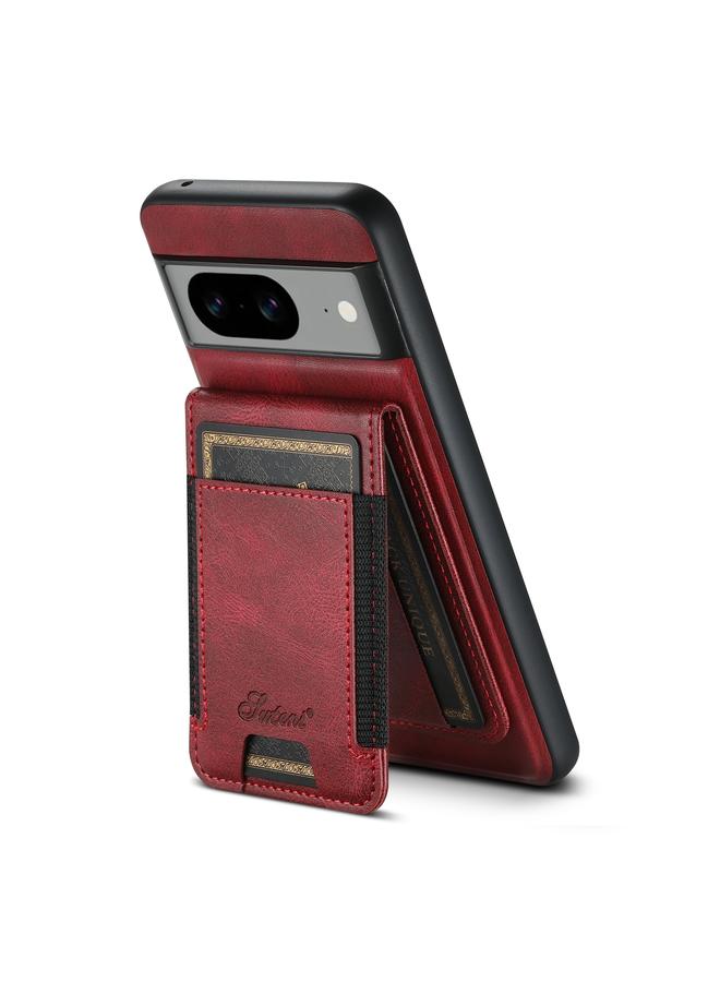 Suteni Case For Google Pixel 6a H17 Oil Eax Leather Detachable Wallet Phone Case - Image 3
