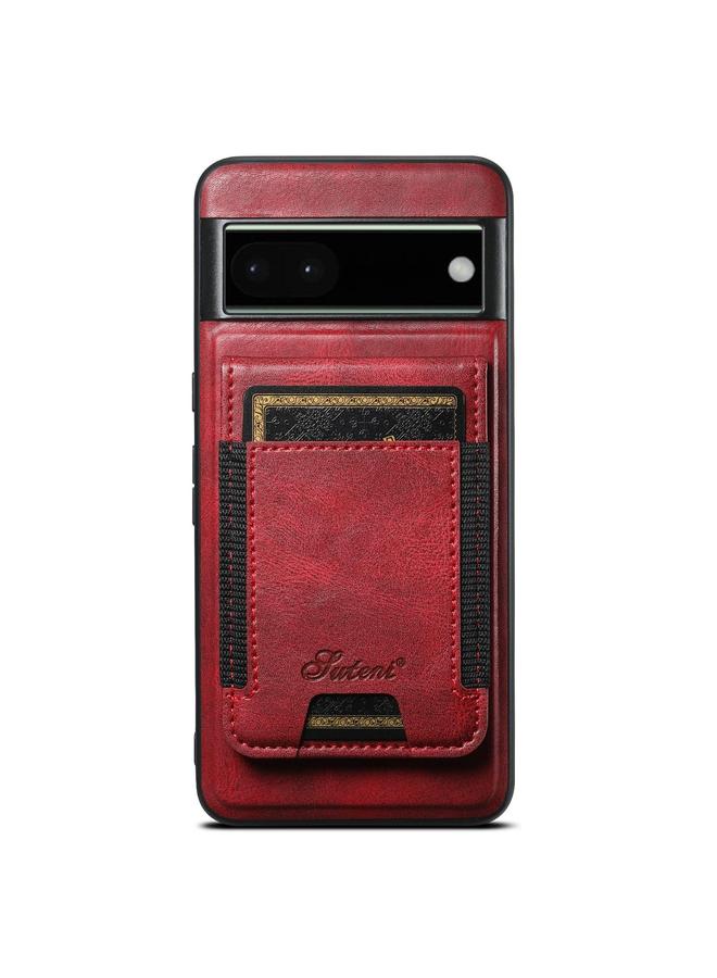 Suteni Case For Google Pixel 6a H17 Oil Eax Leather Detachable Wallet Phone Case - Image 1