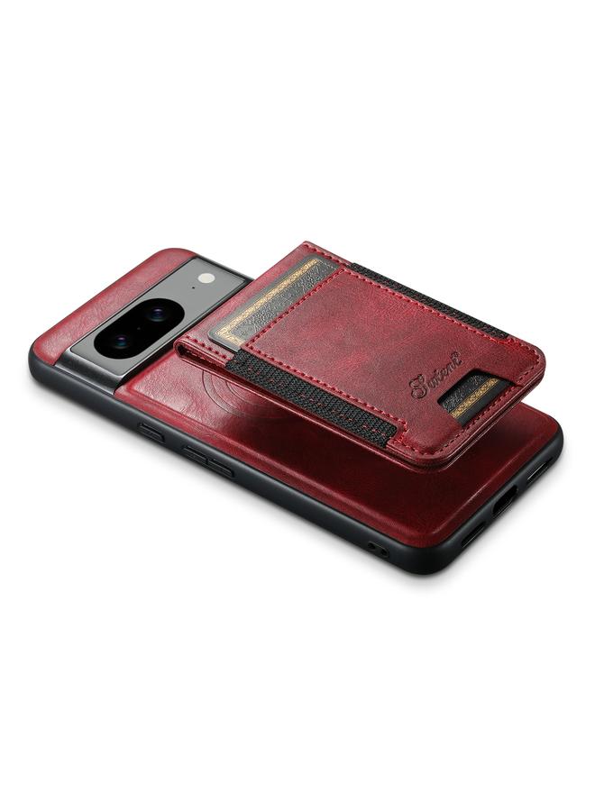 Suteni Case For Google Pixel 6a H17 Oil Eax Leather Detachable Wallet Phone Case - Image 5