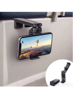 erorex Airplane Phone Holder Universal Mobile Phone Stand Portable Airplane In Flight Phone Holder 360 Degree Rotation Plane Phone Holder For Phone Travel Home Office  - Image 1