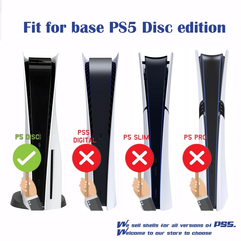 PEYANZ Vinyl Skin Compatible with PS5 (Disk Edition) | HD Print, Scratch Resistant, Bubble-Free Application - Image 2