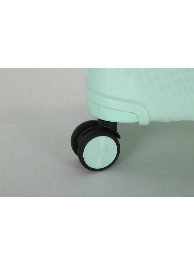 اتش تي مجموعة أمتعة H.T المكونة من 4 قطع – حقائب سفر متينة ذات هيكل صلب مع عجلات دوارة ومقبض تلسكوبي وسحابات مقاومة للسرقة (13/20/24/28 بوصة، 13.5/49/80/116 لتر، مجموعة سفر خفيفة الوزن، أخضر فاتح) - Image 5