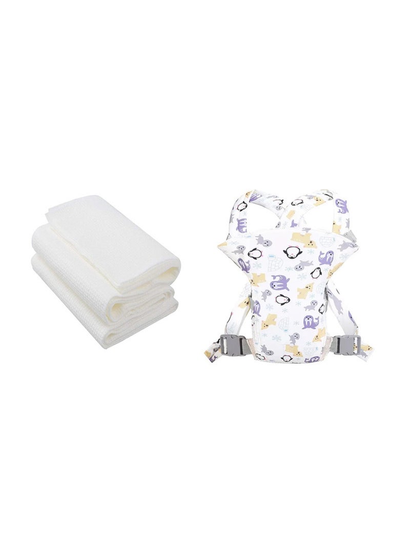 STAR BABiES Combo Pack Baby Carrier Disposable Towel Pack Of 3 - Penguin - Image 1