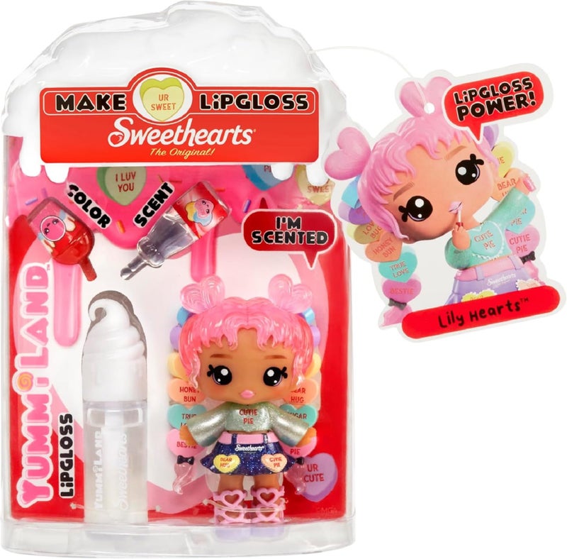 Yummiland x Sweethearts Collection Lily Hearts Lip Gloss Dolls - Image 3