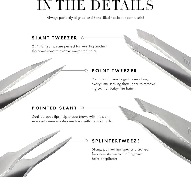 Tweezerman Signature Red Point Tweezer - Image 5