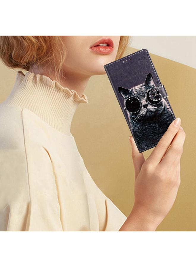 S-TOP Case For Motorola Moto G73 Colored Drawing Leather Phone Case - Image 5