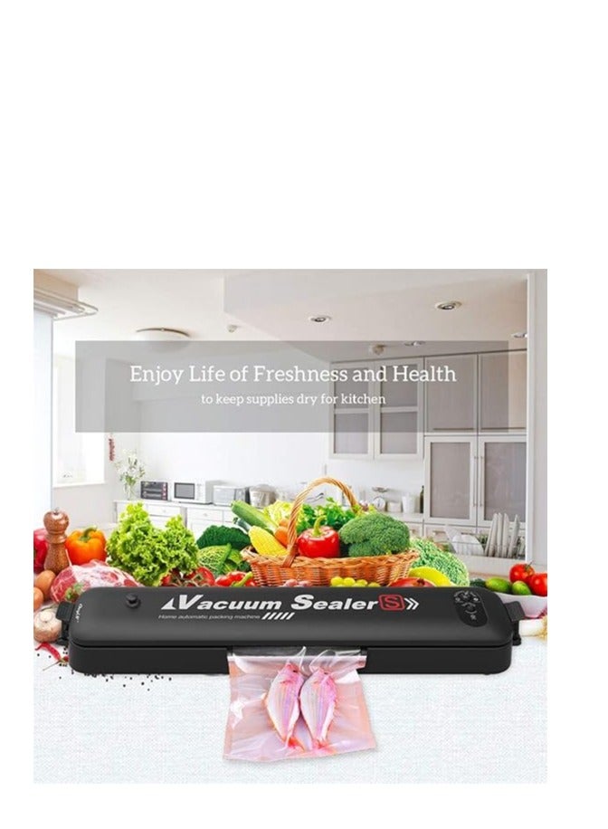 جهاز التغليف بالتفريغ، نظام إغلاق الطعام التلقائي مع 15 كيس، تغليف الطعام بالتفريغ، للحفاظ على تخزين الطعام - Image 4