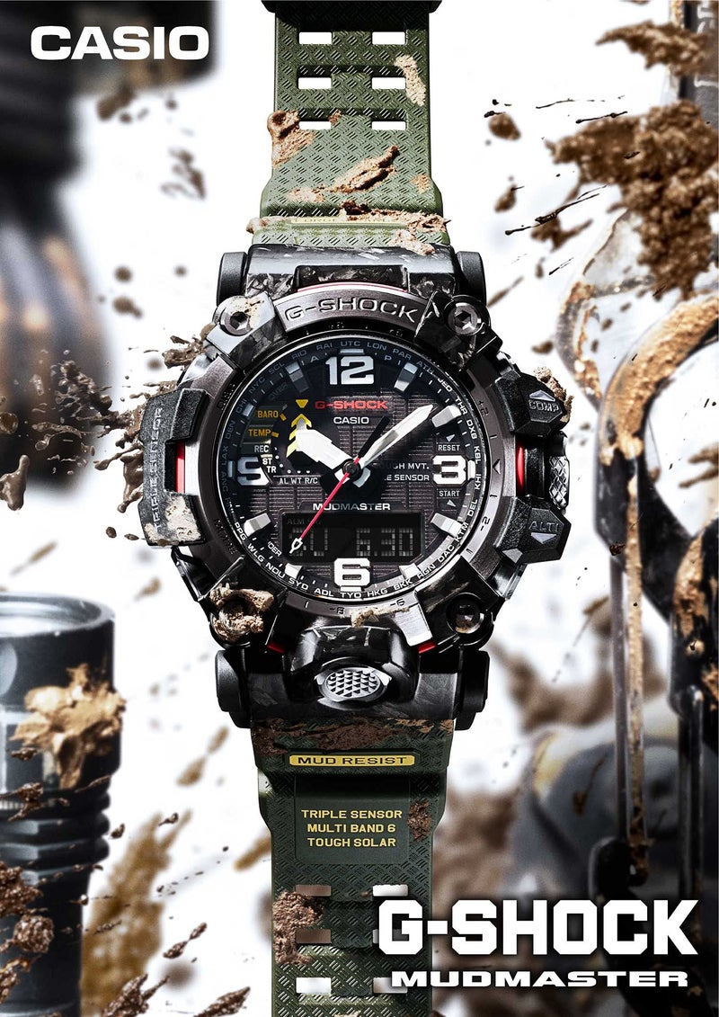 CASIO CASIO GWG-2000-1A3JF [G-Shock Carbon MUDMASTER Radio Solar Triple Sensor]Shipped from Japan  - Image 3