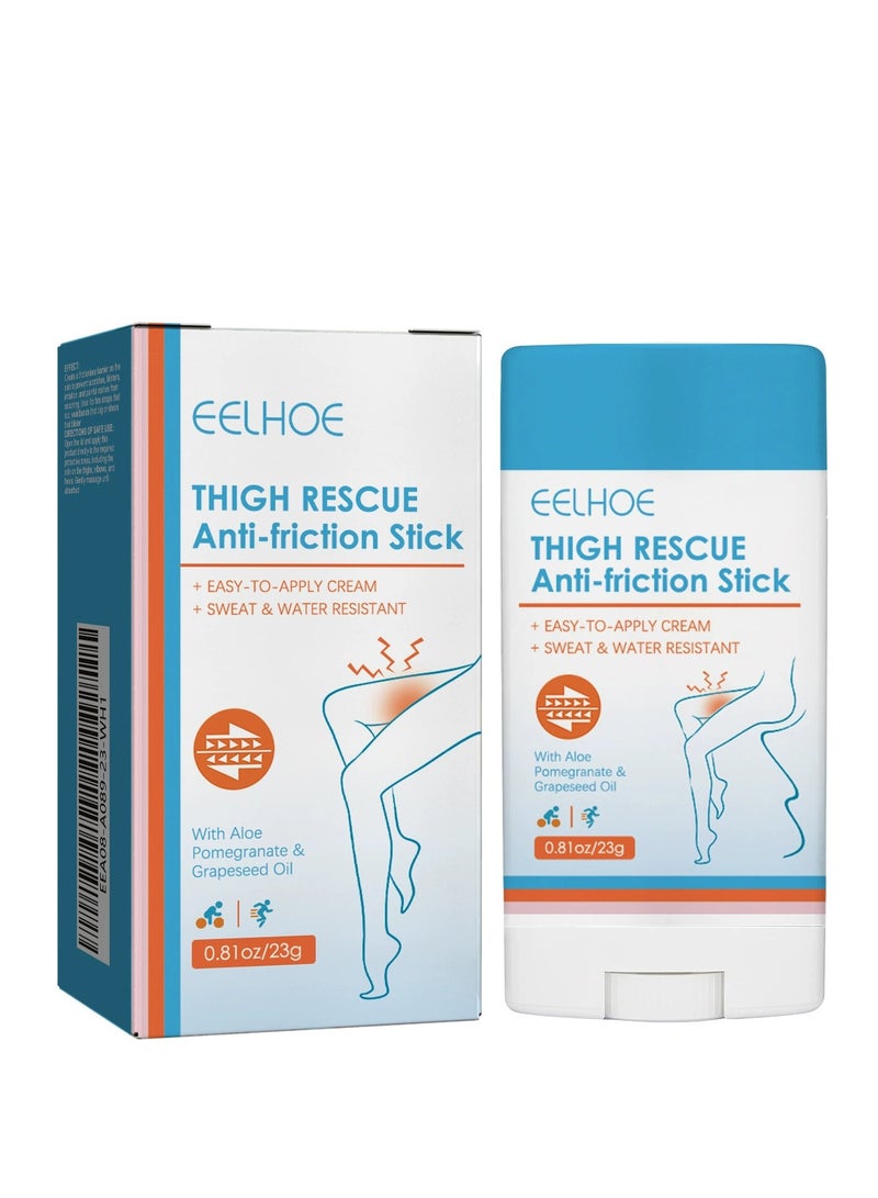 EELHOE Anti Chafe Stick, Thigh Rub Cream, Anti Chafing Cream, Waterproof Glide Anti Chafing Stick, Chafing Stick For Women, Running Chafe Stick For Heel, Lower Arm, Thigh, Skin Protection, Legs 23g - Image 1