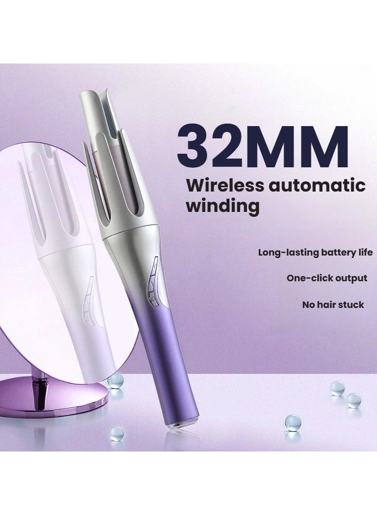 general Wireless Rechargeable Automatic Curling Iron 32MM Automatic Curling Iron Portable Multifunctional Curling Iron - Image 1