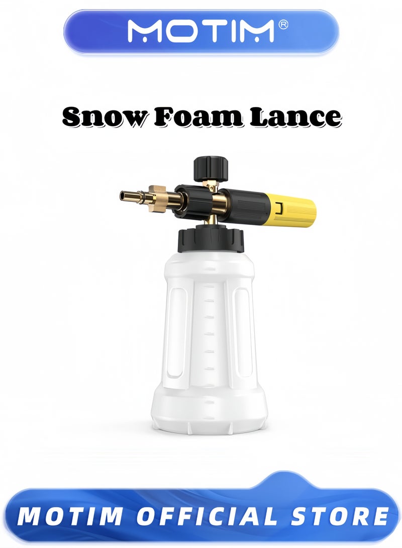Motim Snow Foam Lance for Karcher K2 K3 K4 K5 K6 K7 Pressure Washer High Pressure Car Wash Gun Accessory - Image 1