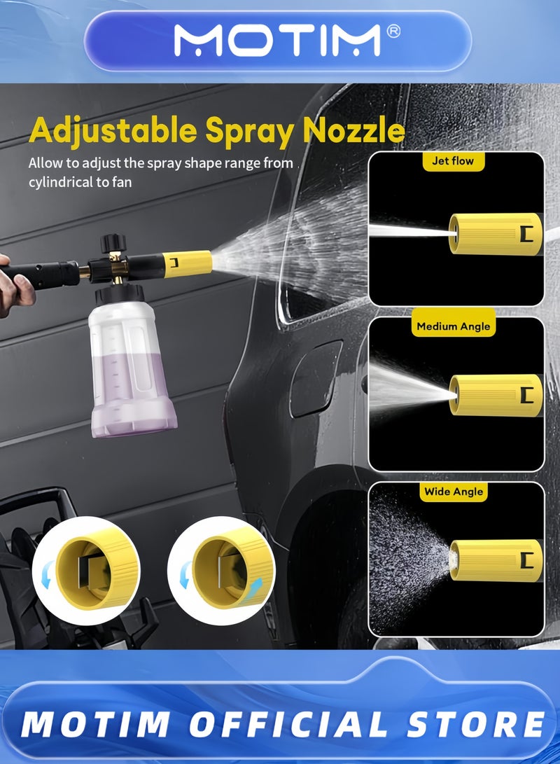 Motim Snow Foam Lance for Karcher K2 K3 K4 K5 K6 K7 Pressure Washer High Pressure Car Wash Gun Accessory - Image 5