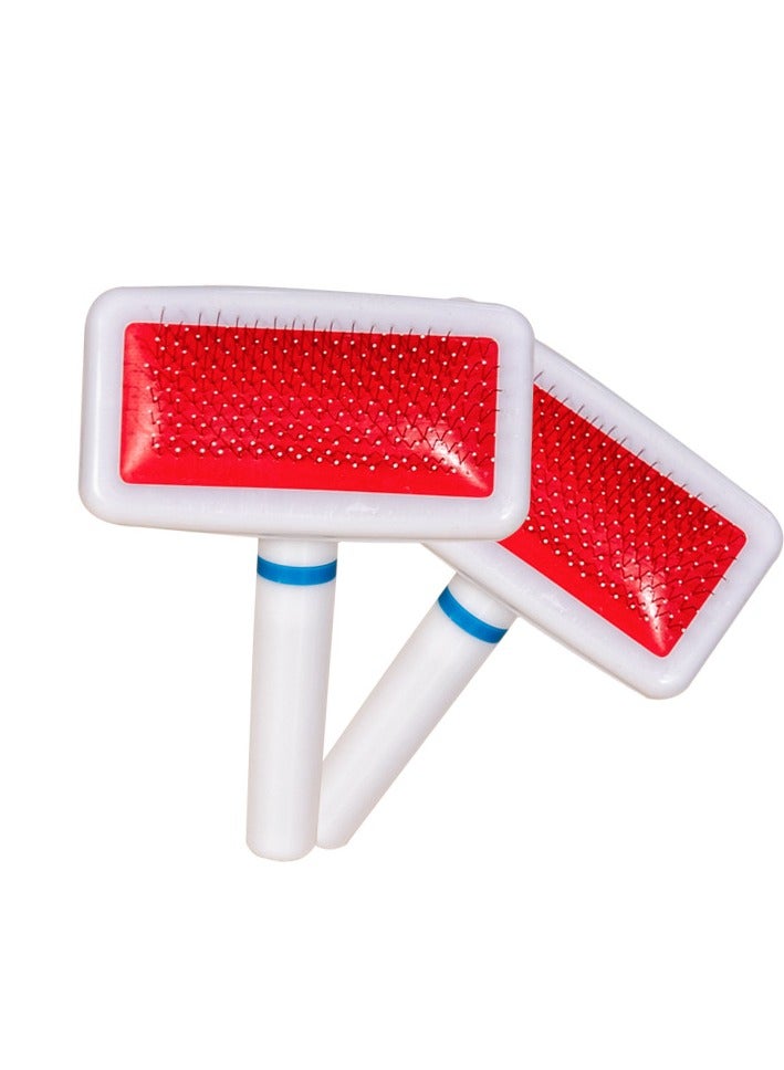 Goolsky Straight Pet Pin Comb – Small White Airbag Brush for Cats and Dogs, Special Beauty Grooming Tool - Image 5