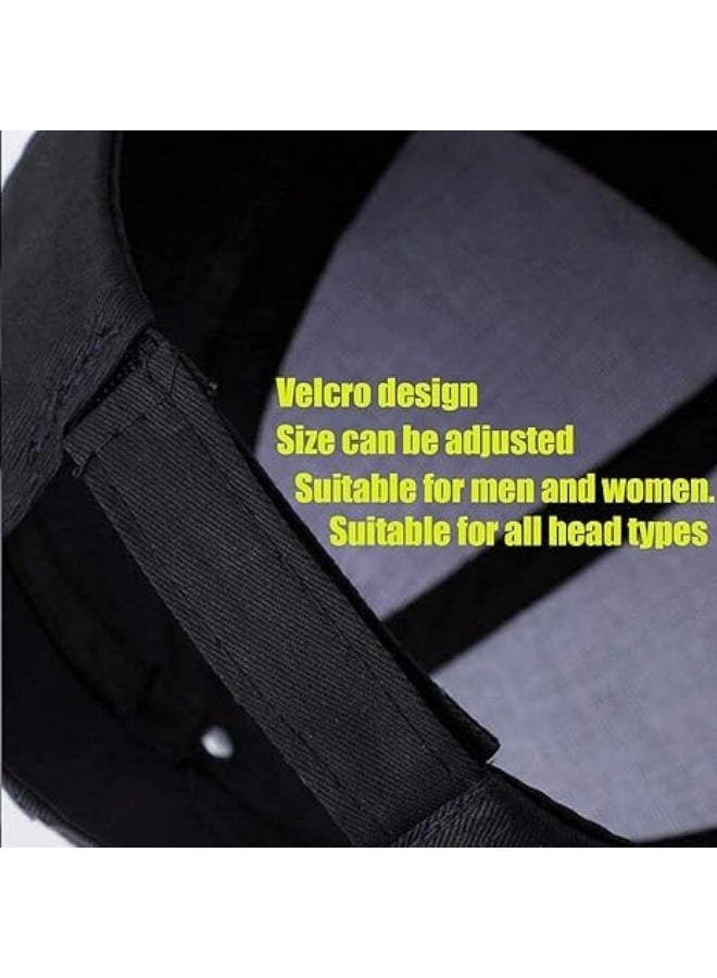 Solar Fan Hat | Summer Hat with Fan to Keep Cool, Solar Powered Fan Hat, Baseball Golf Hat Cools Your Face in the Hot Sun and Summer, Black - Image 4