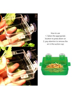 Zerodis Zerodis Green Suction Cup Reptile Feeder, Gecko Lizard Escape Proof Food Water Bowl (S)  - Image 5