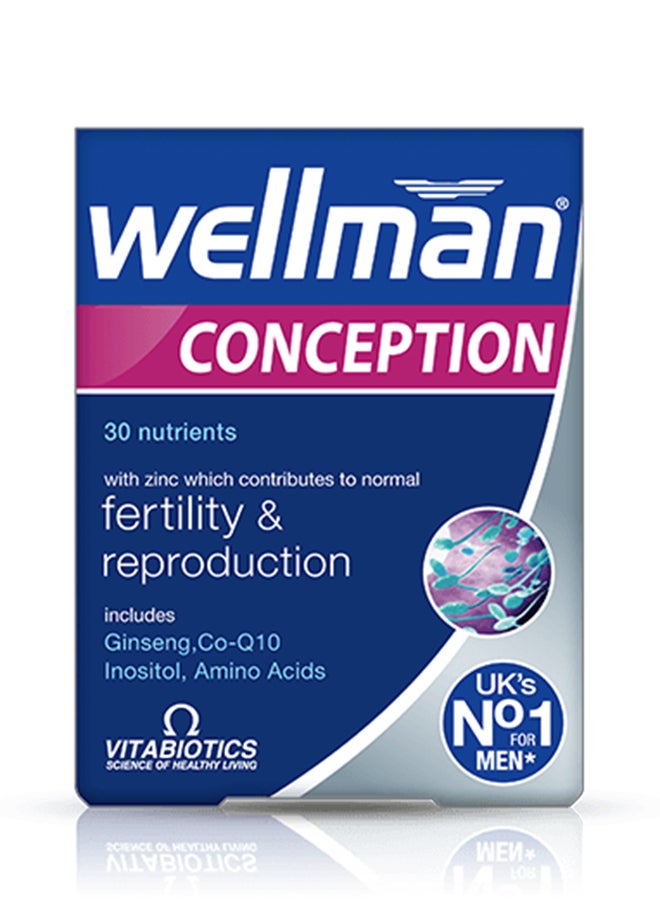 Vitabiotics Wellman Conception Tablets- Pack Of 30 - Image 2