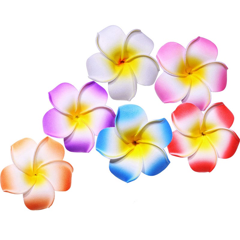 Calcifer 30pcs 197Hawaii Hawaiian Plumeria Flower Clips Bridal Wedding Party Beach Hair Clips