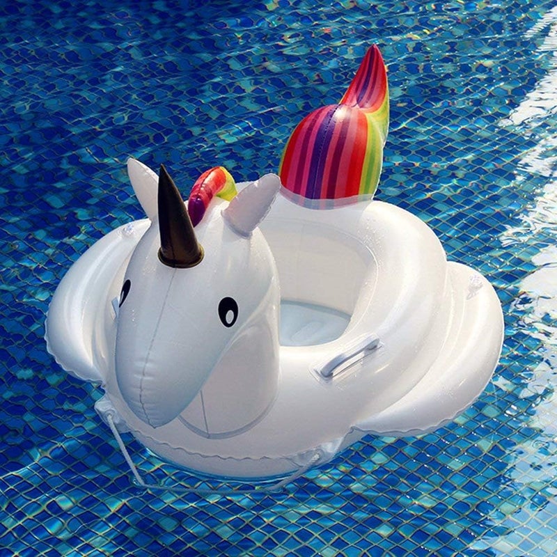 Flyboo Baby Pool Float Toddlers Floaties Infant Inflatable Swimming Ring with Handles for Kids Aged 1-6 Years - Image 3