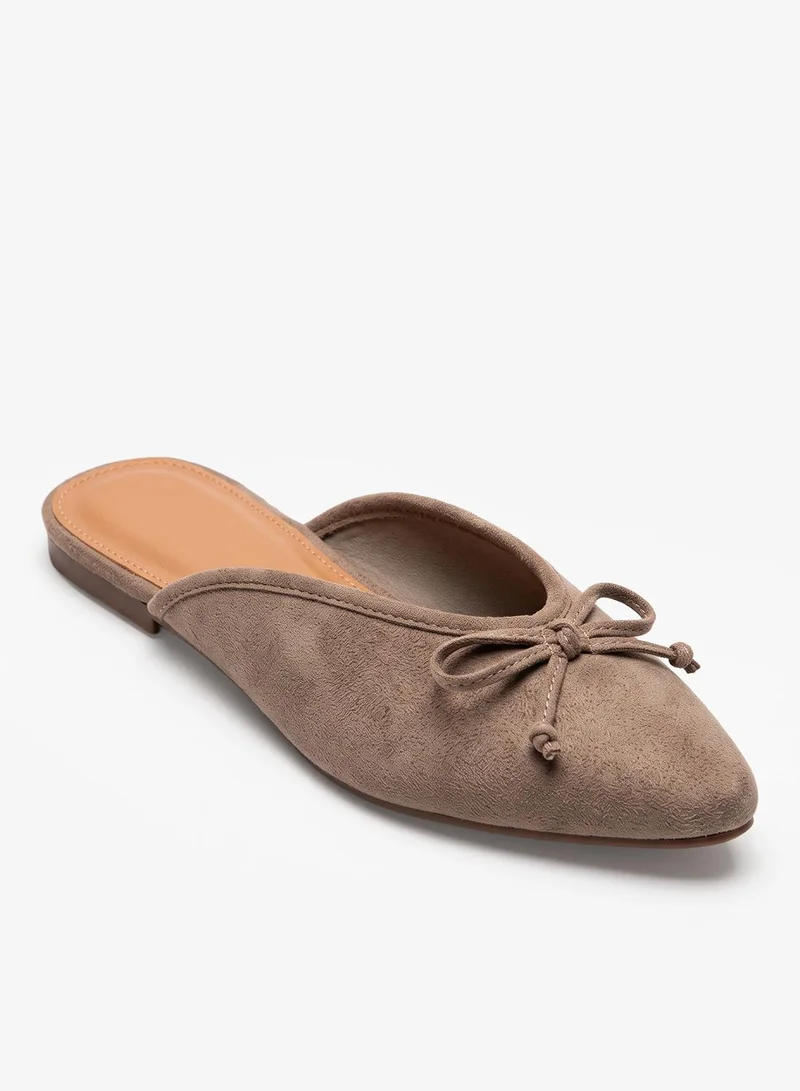 Truffle Classic Suede Mules