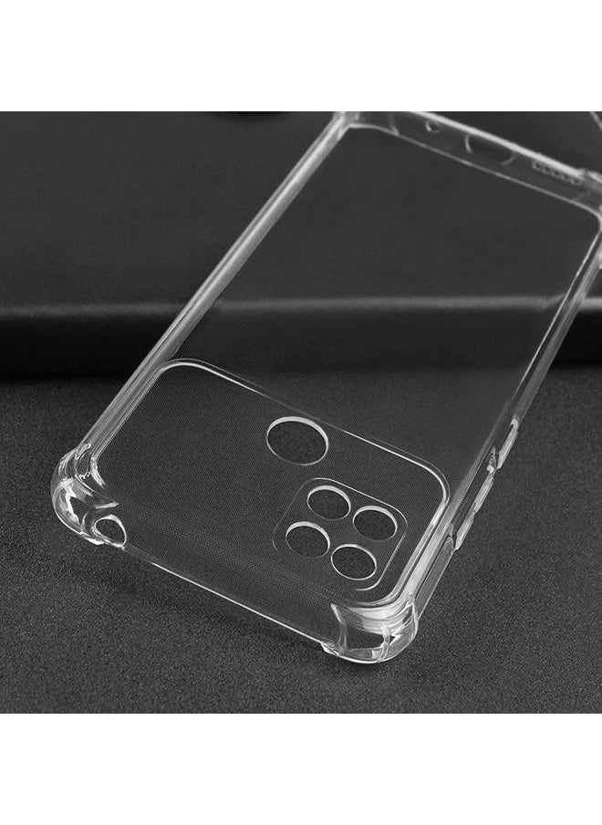 erorex - 1 Plus 2 Case For Xiaomi Poco C40 With 2 Tempered Glass Screen Protector Clear Tpu Four Corners Protective Cover Transparent Soft Funda Xiaomi Poco C40 Clear - Image 1