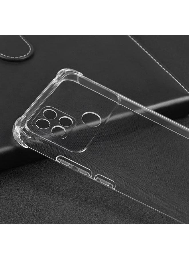 erorex - 1 Plus 2 Case For Xiaomi Poco C40 With 2 Tempered Glass Screen Protector Clear Tpu Four Corners Protective Cover Transparent Soft Funda Xiaomi Poco C40 Clear - Image 1