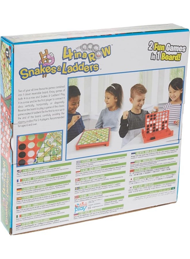 Ambassador 4-in-a-row & Snakes and Ladders Combo - Image 2