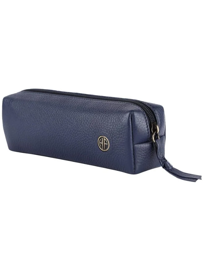  هاموندز فلاي كاتشر حقيبة جلدية متعددة الاستخدامات - حقيبة جلدية أصلية متعددة الاستخدامات للأقلام ومستحضرات التجميل والقرطاسية والعملات المعدنية وفرش المكياج - منظم للمدرسة والمكتب للنساء والرجال