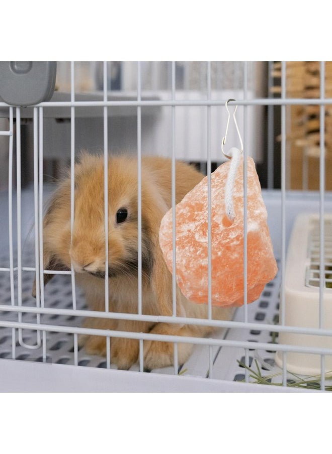 Kathson - kathson Small Animal Himalayan Salt Lick Block Rabbit Salt Blocks Natural Mineral Salts Chew Treat Supplies for Bunny Hamsters Chinchilla Squirrels Guinea Pig Ferret (6 PCS) - Image 1