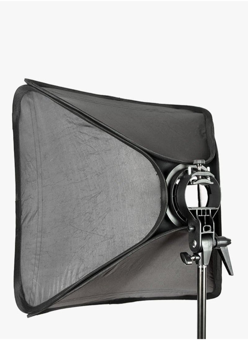 Generic - Pro S-Type Bowens Bracket Mount Holder For Speedlite Flash Snoot Softbox Black - Image 1