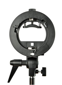 Generic Pro S-Type Bowens Bracket Mount Holder For Speedlite Flash Snoot Softbox Black  - Image 1