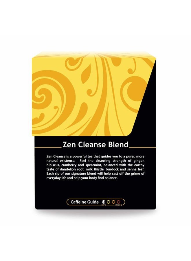 BUDDHA TEAS خليط تنظيف زين العضوي - معتمد من OU كوشير، عضوي من وزارة الزراعة الأمريكية، CCOF، 18 كيس شاي خالي من التبييض - Image 4