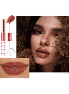 pudaier High Shine Lip Colur Double Ended Lip Glaze Lip Oilhigh Gloss, Transparent Lip Oil, Stick Cup Not Fade Waterproof Liquid Lipstick For Girls And Women, Lightweight And Non Sticky  - Image 3