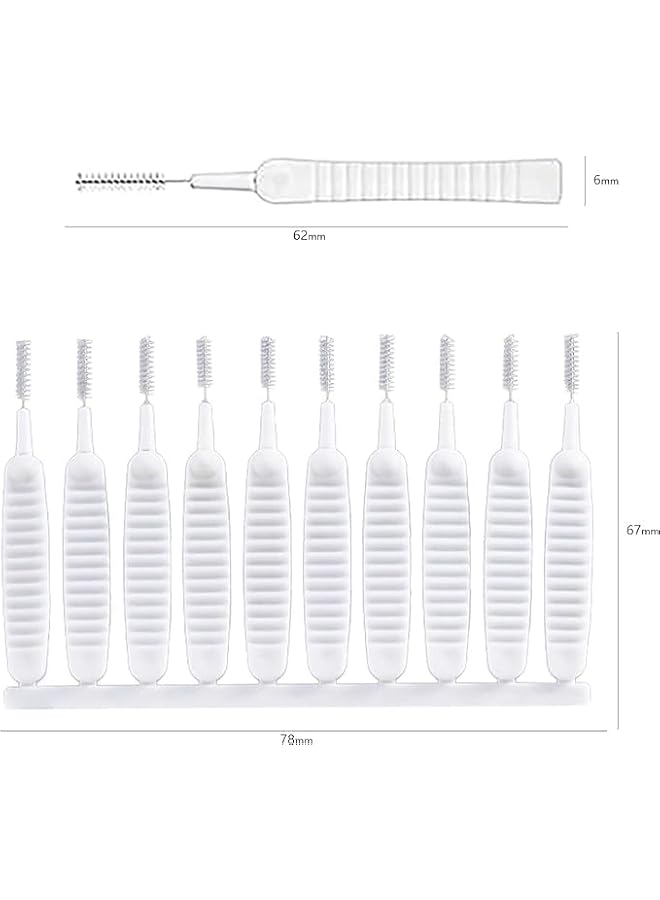 promass Shower Head Cleaning Brush, Shower Cleaning Brush, Miniature Cleaning Brush for Small Holes, Crevices, Nozzles, Bathroom, Kitchen, Household Cleaning Products - Image 4