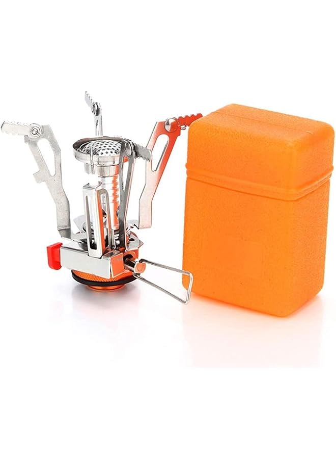 Generic Portable Camping Stove Pocket Rocket Backpacking Stove with Piezo Ignition Lightweight Camp Stove for Hiking Backpacking Camping Emergency Trekking - Image 1